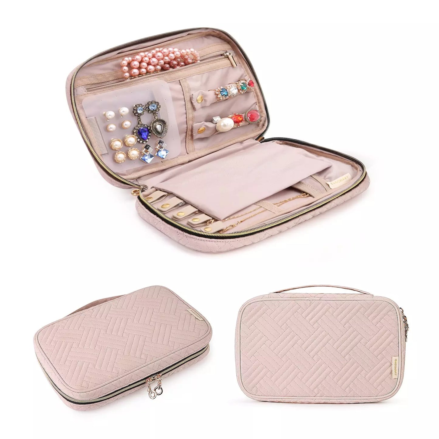 Porta-Joias-Necessaire-JBag-rosa-claro-parte-de-tras-e-detalhes