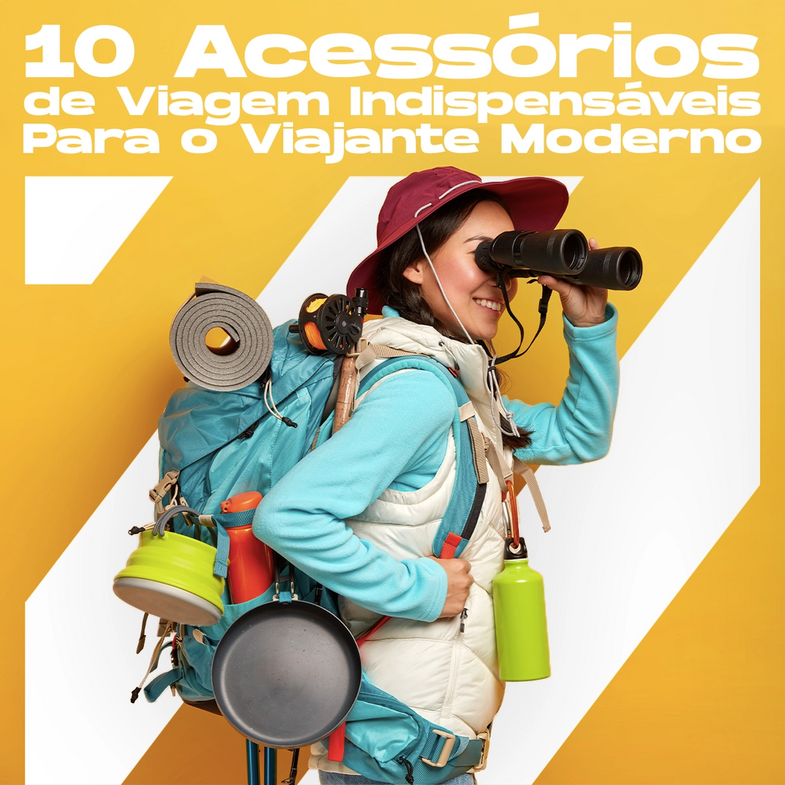 Os 10 Acessórios de Viagem Essenciais para o Viajante Moderno.