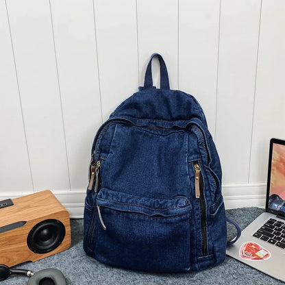 Mochila | Denim - Faculdade, Passeio, Escola