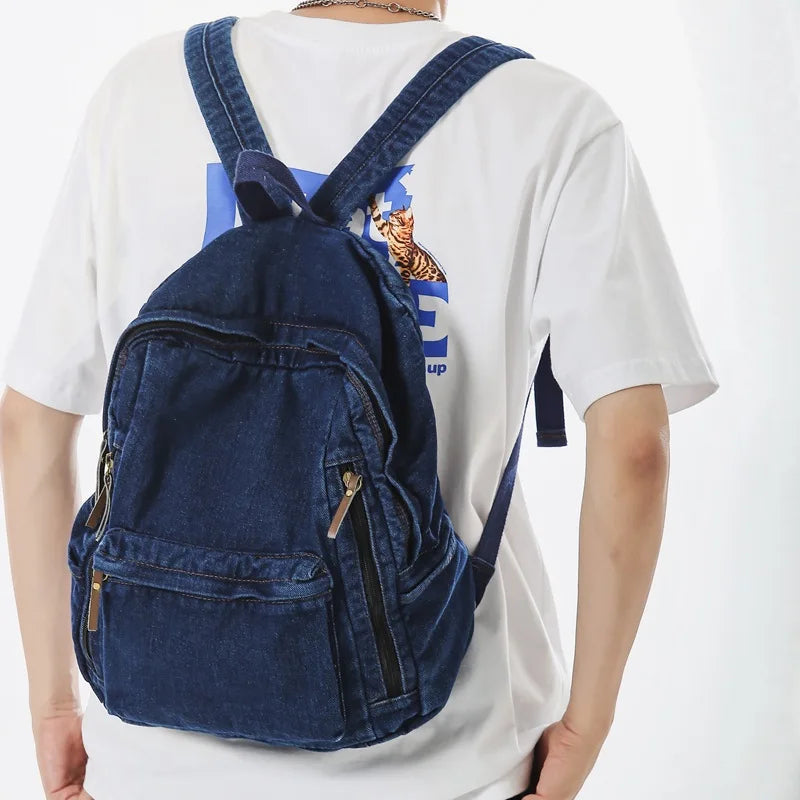 Mochila | Denim - Faculdade, Passeio, Escola