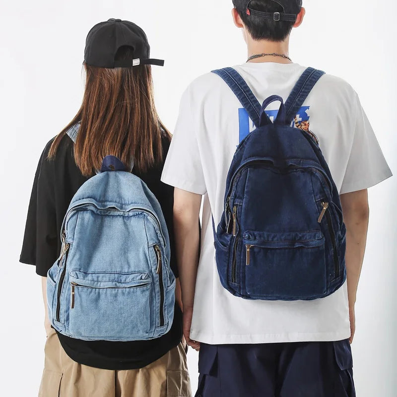 Mochila | Denim - Faculdade, Passeio, Escola