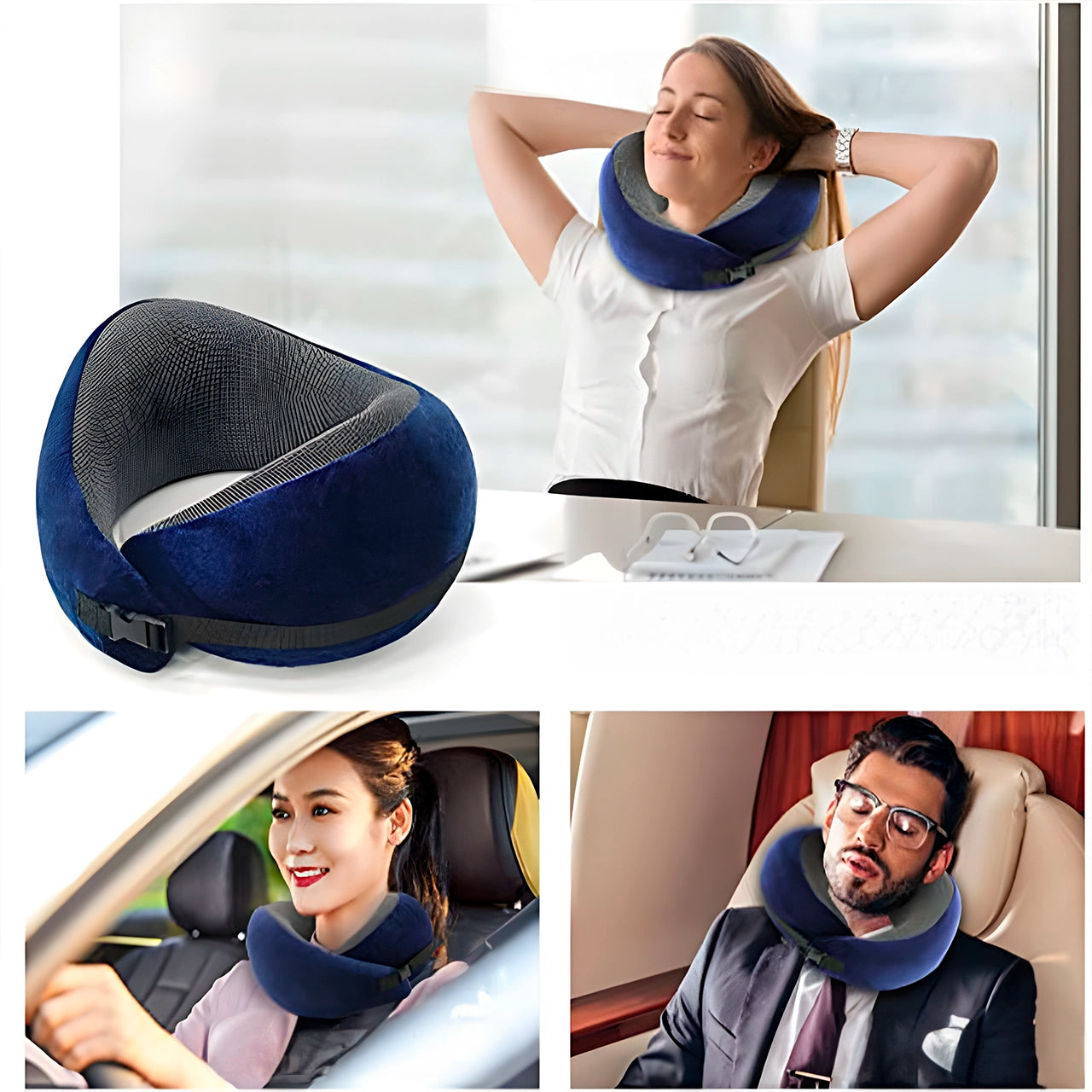 Almofada de Pescoço | Conforflight - Ergonomica | Máximo Conforto para Viagem