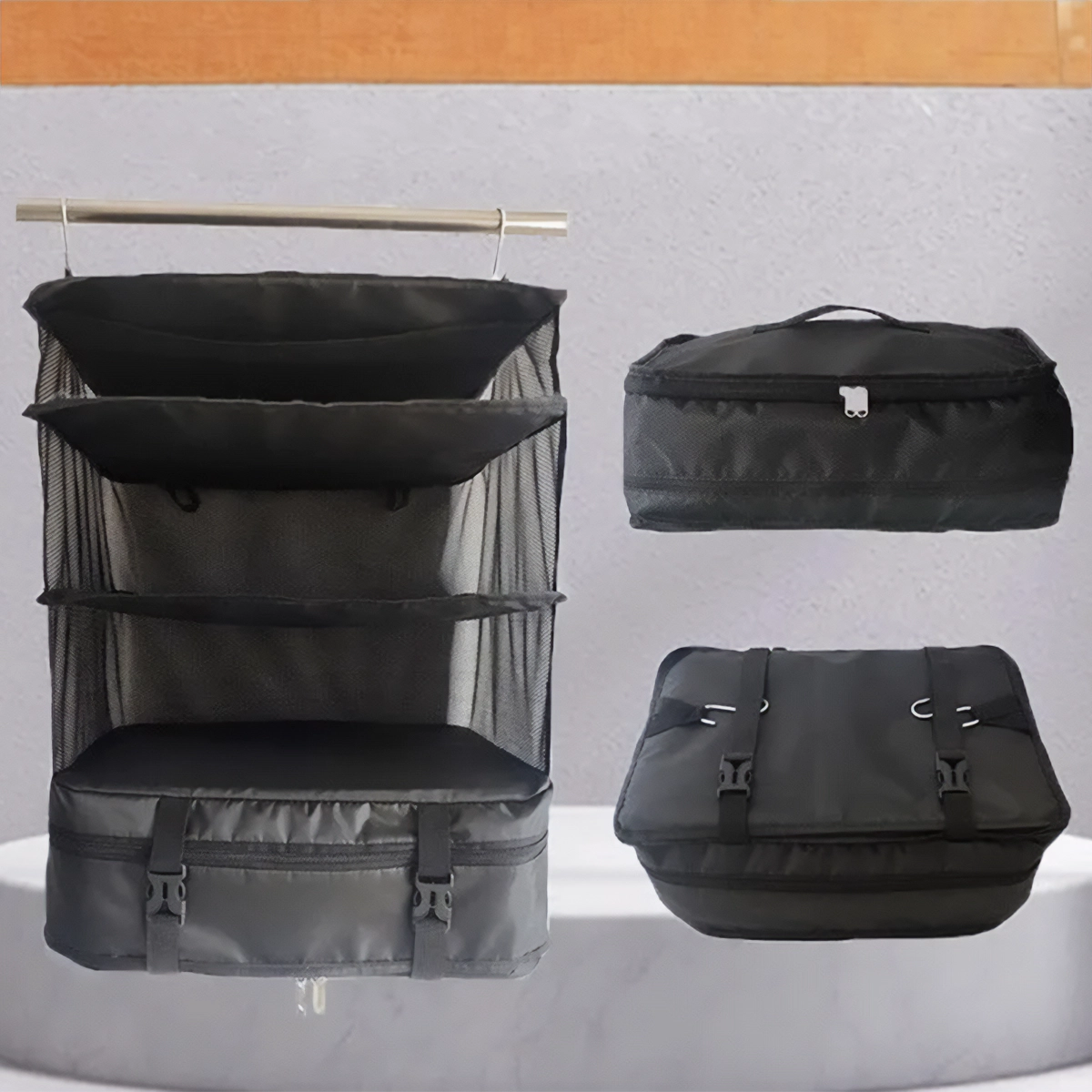 Organizador de Viagens | EasyGuard - Guarda-Roupas Portátil para Viagens